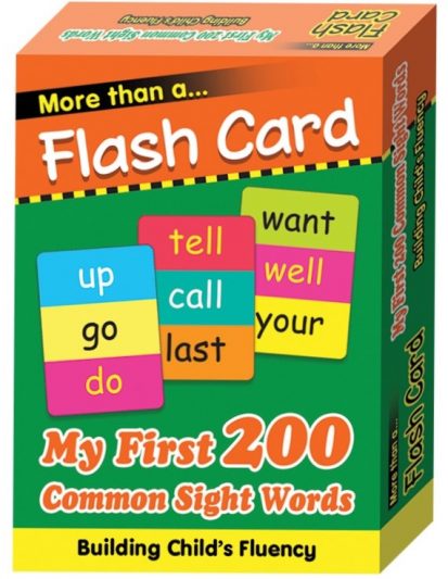 FLASH CARD MY FIRST 200 COMMON SIGHT WORDS
